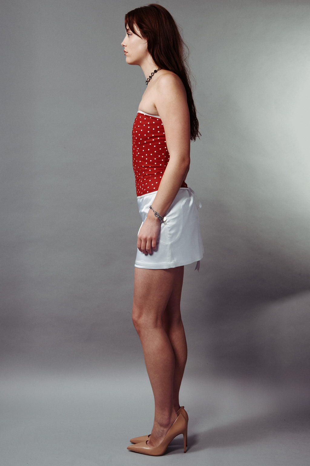 JANE CORSET IN RED HOT POLKA DOT