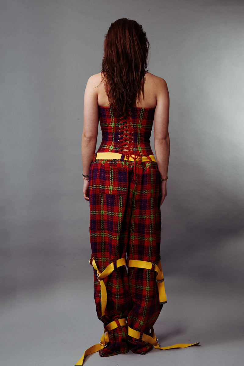 PLAID JANE CORSET