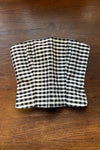 JANE CORSET in SILK GINGHAM