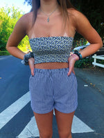 STRIPED KELLY SHORTS