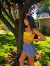 STRIPED KELLY SHORTS