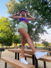 PURPLE OMBRE TUBE TOP