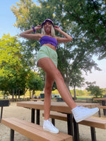 PURPLE OMBRE TUBE TOP