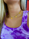 SMILEY FACE CHARM NECKLACE