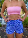 LIGHTWEIGHT GINGHAM KELLY SHORTS