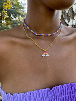 RAINBOW PENDANT NECKLACE
