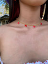 SARAH HEART CHARM NECKLACE