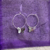 SIMPLE BUTTERFLY HOOPS