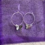 SIMPLE BUTTERFLY HOOPS