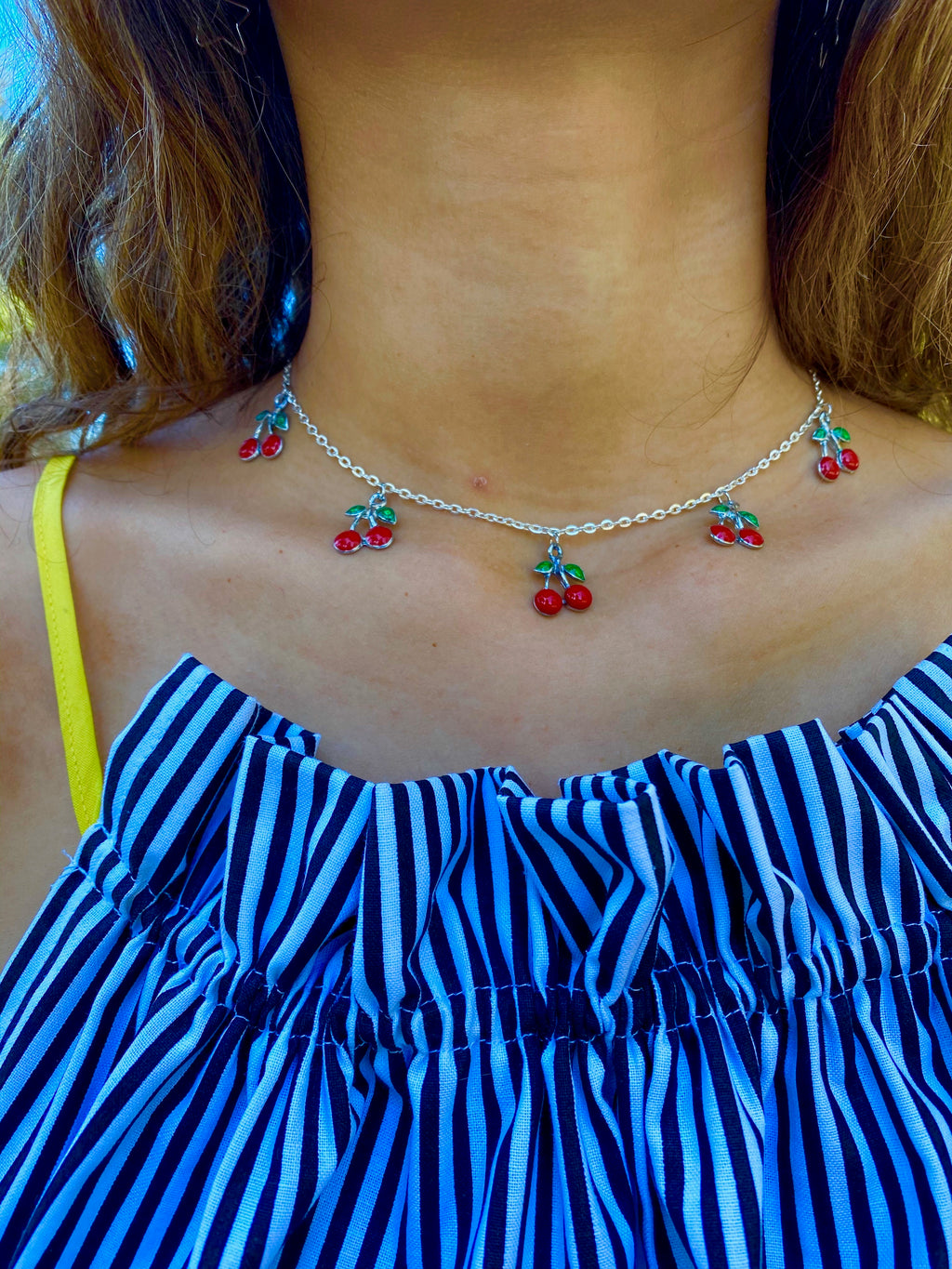 CHERRY CHARM NECKLACE