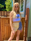 GINGHAM TWO TONE SHORTS