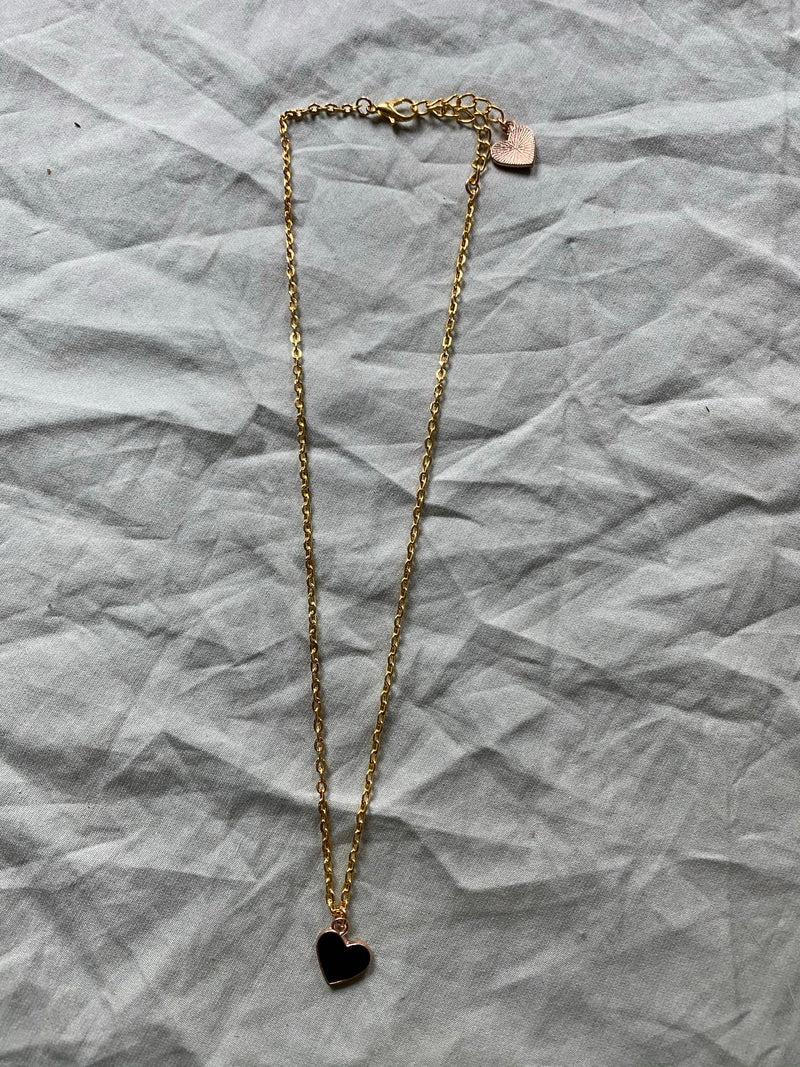 SARAH HEART PENDANT NECKLACE
