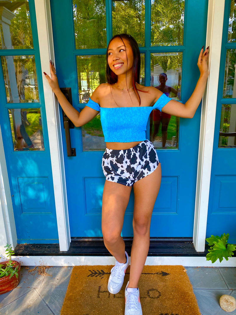 COW PRINT SYDNEY SHORTS