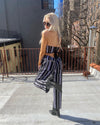 WHITE STRIPED KIANA TOP