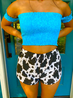COW PRINT SYDNEY SHORTS